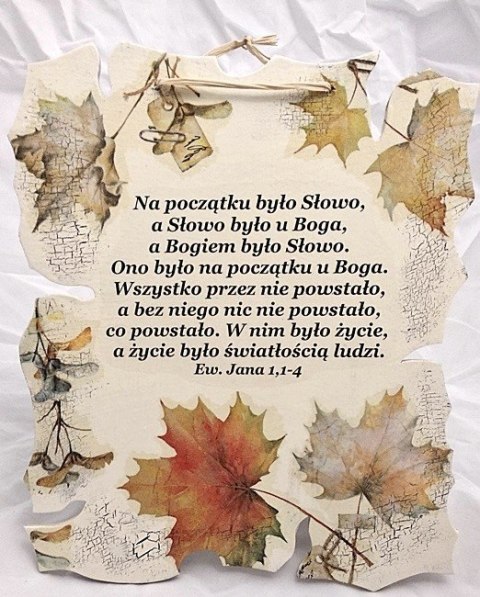 Obrazek na ścianę, prostokąt duży wycinany
