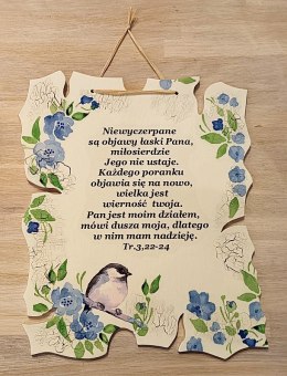 Obrazek na ścianę, prostokąt duży wycinany