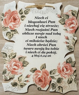 Obrazek na ścianę, prostokąt duży wycinany