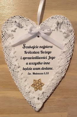 Serce duże zawieszka