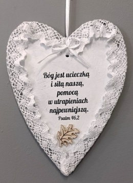 Serce duże zawieszka