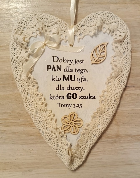 Zawieszka serce duże
